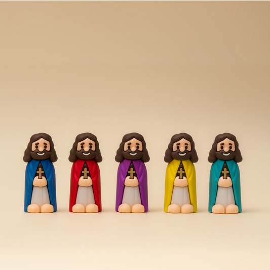 Alvio’s Little Jesus Figures - Cross Edition