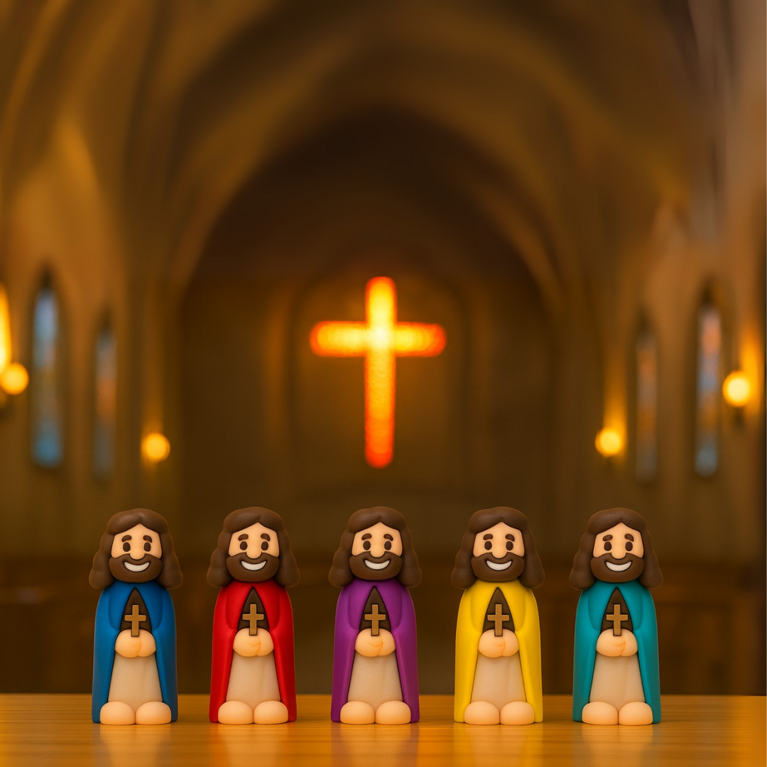 Alvio’s Little Jesus Figures - Cross Edition